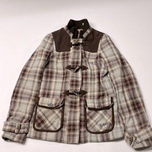 Billabong plaid coat